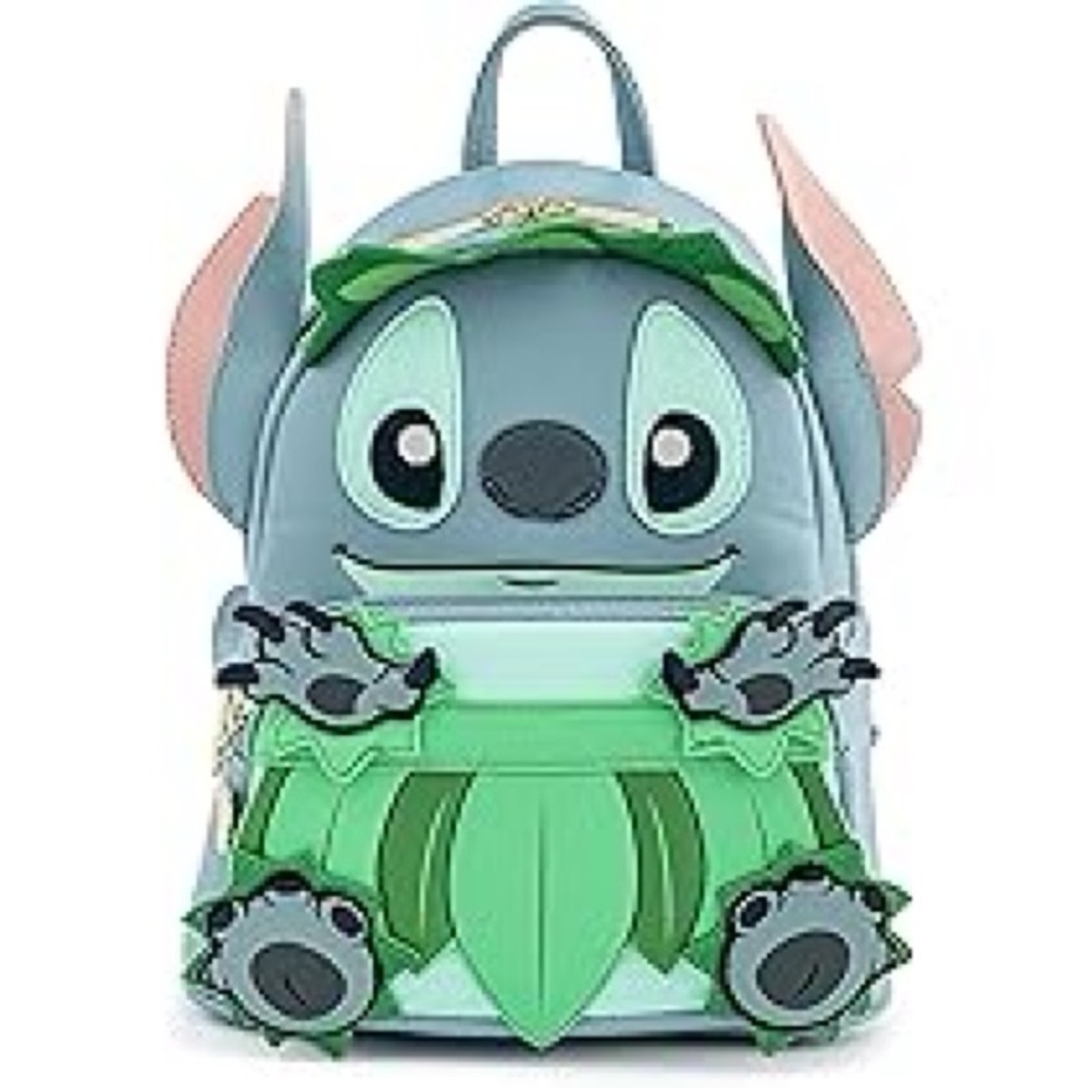 Loungefly Blue and Green Stitch Backpack